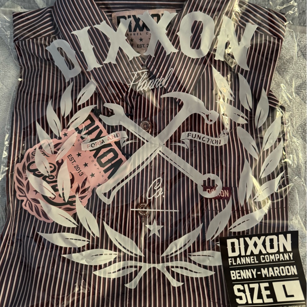 Dixxon the Benny maroon size large